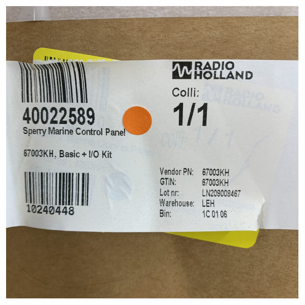 トラックボール付きスペリー・マリンコントロールパネル - 67003KH 