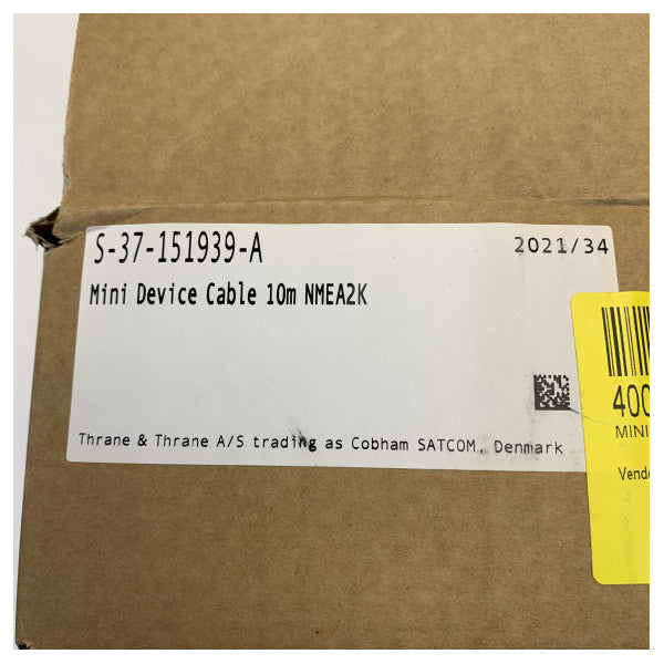 كابل بيانات Sailor Marine NMEA 2000 بطول 10م - S-37-151939-A 