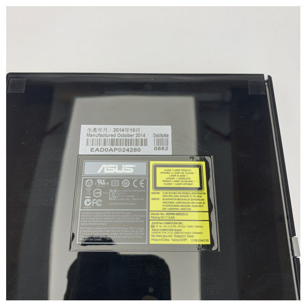 Lecteur DVD RW externe USB slim Asus - SDRW-08D2S-U 