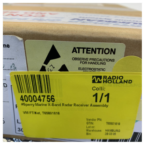Moduł odbiornika radaru X-Band Sperry Marine T65801616-4 