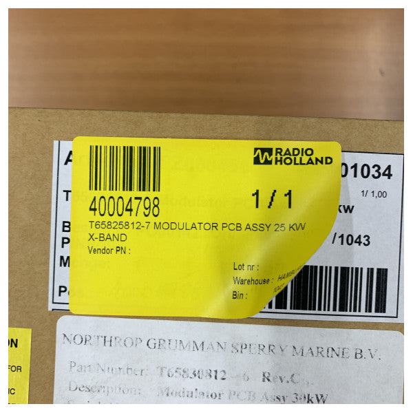 Assemblaggio PCB del modulatore radar Sperry 30kW - T65830812 