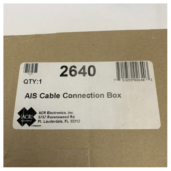 Caixa de Junção de Cabo AIS ACR Marine - 2640 