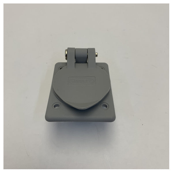 Hubbell Marine Grade Waterproof Electrical Outlet Box - Durable Outdoor Socket