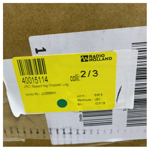 JRC JLN-205 MK2 Deniz Doppler Hız Ölçüm Sistemi 