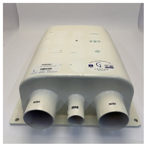جنريتر عادم الغاز Centek 1020351 | فاصل المياه 89 مم - 3.5 بوصة 