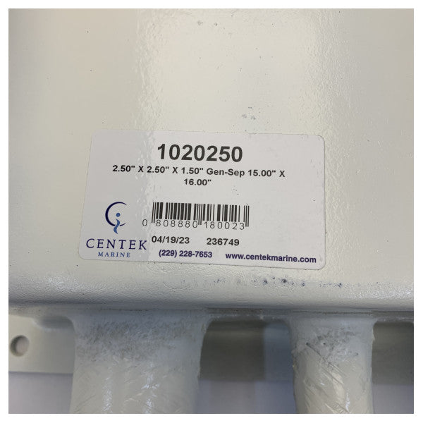 فاصل مياه العادم Centek 1020250 - 2.5 - 1.5 بوصة 