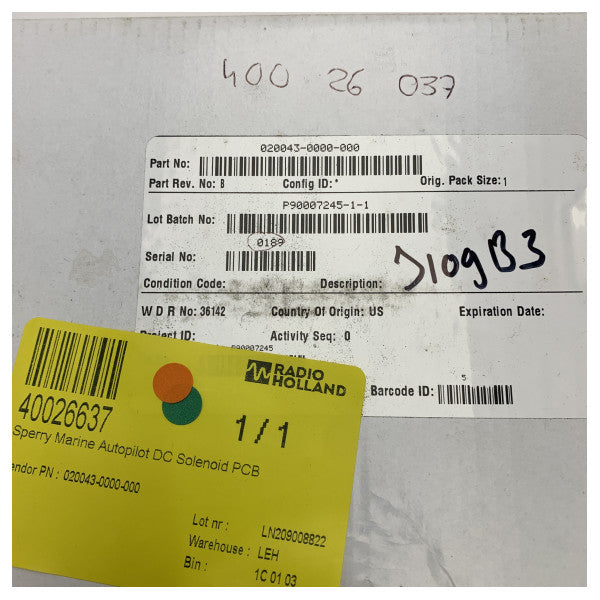 سيرري مارين 020043-0000-000 وحدة تحكم الطيار الآلي DC سولينويد PCB 