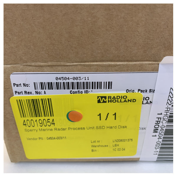 وحدة معالجة رادار VisionMaster من Sperry Marine 04504-003-11 مع SSD SATA 