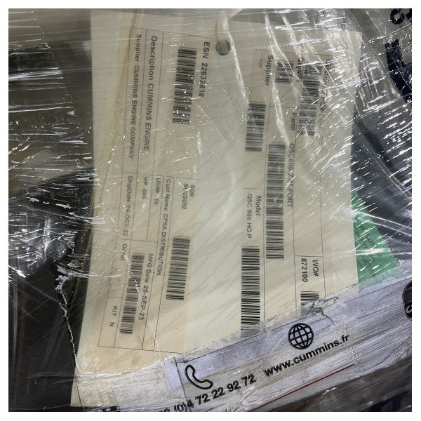 Cummins QSC8.3 600 HP Zeus joystick-kontrollert dobbelt motorsett 