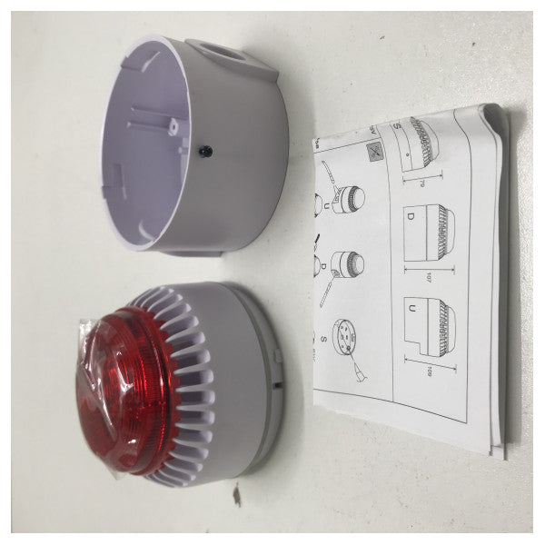 Fulleon Rolpsb/SV/RL/W/d Fire Alarm Signal Red