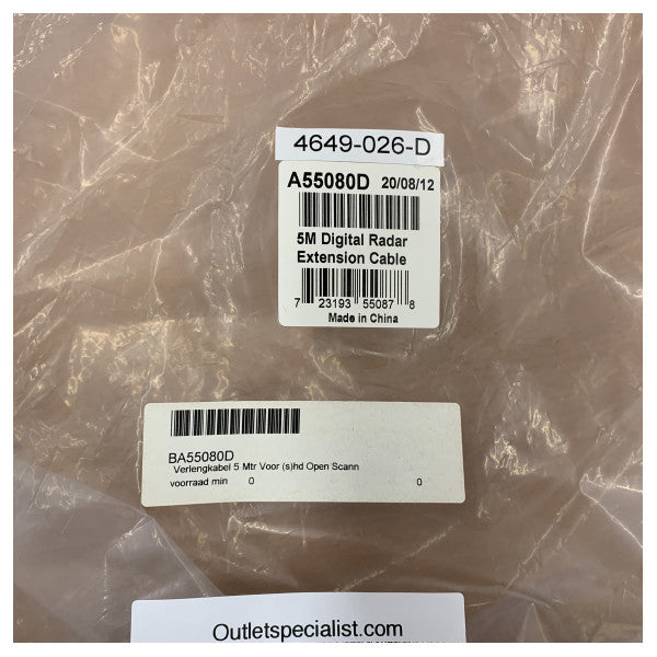 Raymarine A55080D RayNet 5M Kabel przedłużający radar 