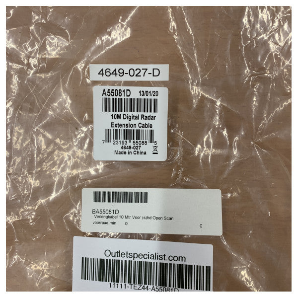 Raymarine A55081D RayNet 10M kabel przedłużający radar 