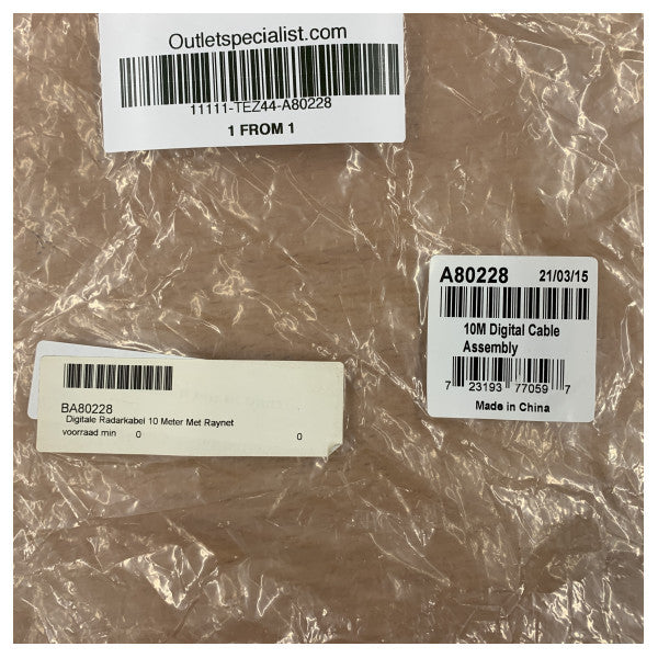 Kabel cyfrowy radaru Raymarine A80228 do radaru RayNet 10M 