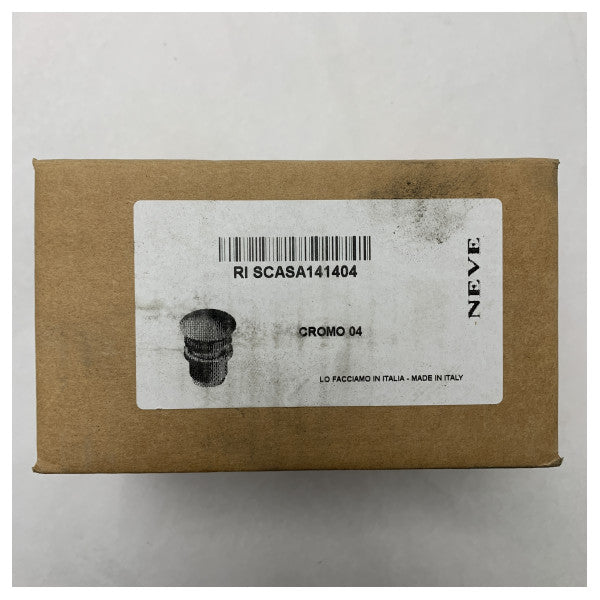 Neve RISCASA1414 Chrome Plated Brass Pop-Up Waste Drain for Marine Sinks - Corrosion Resistant Bathroom Fitting