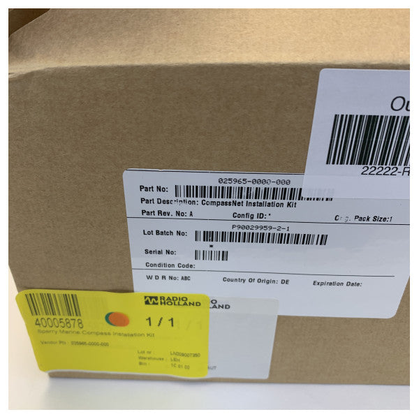 Σετ καλωδίων εγκατάστασης Sperry Marine CompassNet - 25965-0000-000 