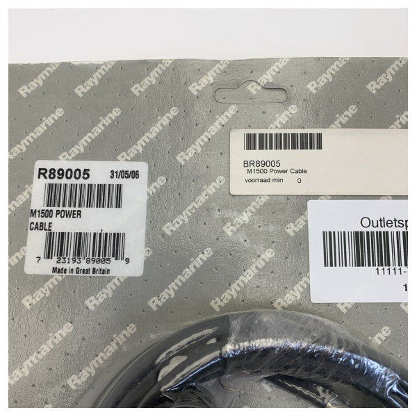 Raymarine R89005 C i E serije napojni kabel 1,5M 