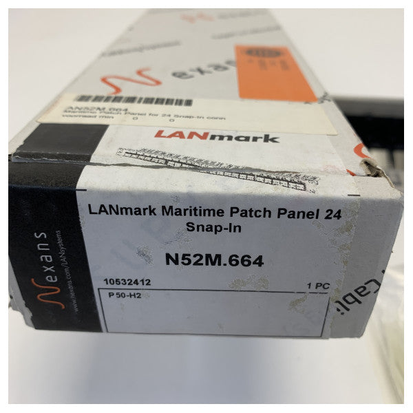 Nexans N52M.664 LANmark Maritime and Industry 固定パッチパネル 24ポート 