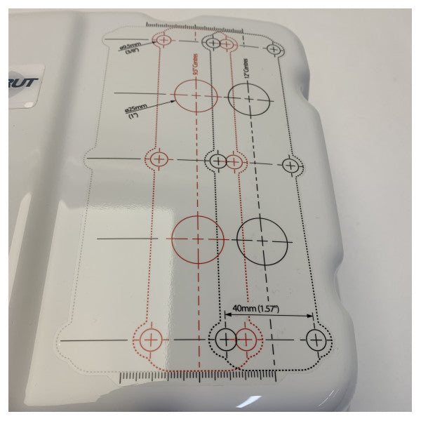 Pod de timón Scanstrut SPH-12D para plotter de cartas de 12 pulgadas 