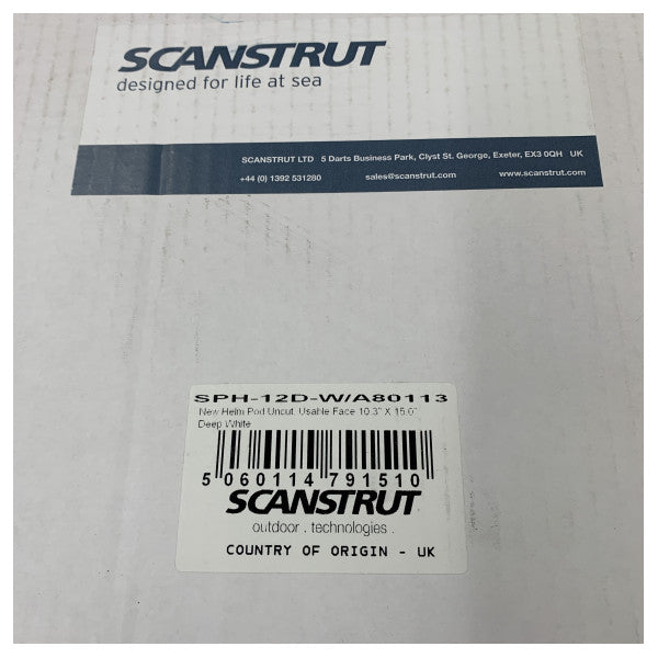 Pod de timón Scanstrut SPH-12D para plotter de cartas de 12 pulgadas 