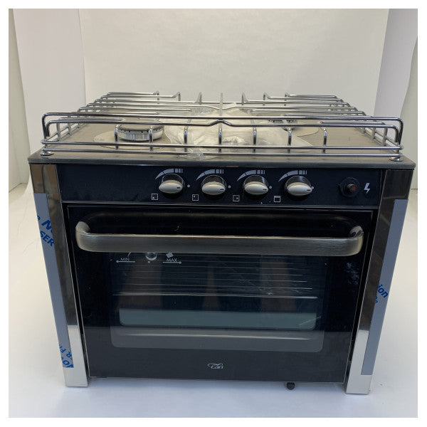 CAN SB CU3000 カルダニック 3バーナー ガスストーブ オーブン ステンレス鋼 