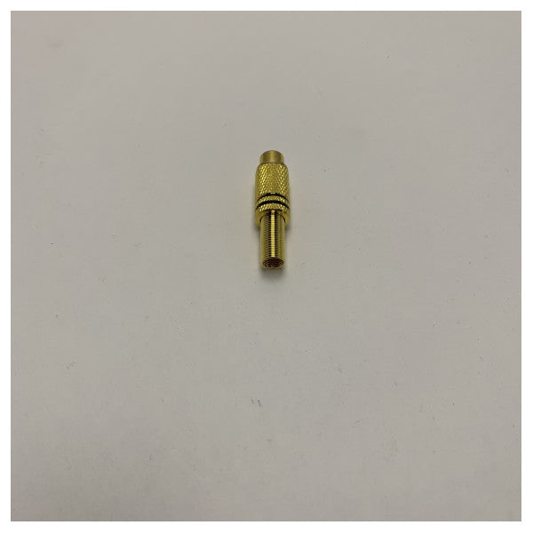 Висококачествен морски RCA конектор - издръжлив позлатен адаптер за аудио и видео кабели