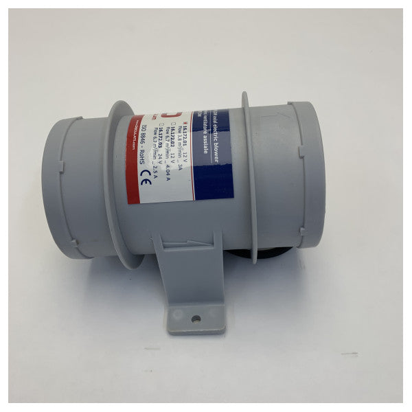 Ventilador In-Line Osculati para Circulação na Sala de Máquinas D79 mm - 3.8M3 12V - 1617201 