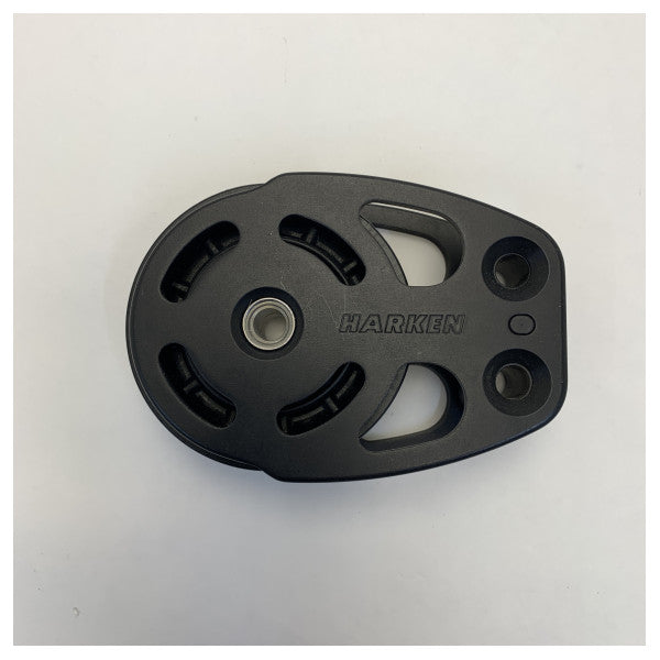 Harken ESP 75 mm Aluminium schwarz beschichteter Fußblock - 6092NP 