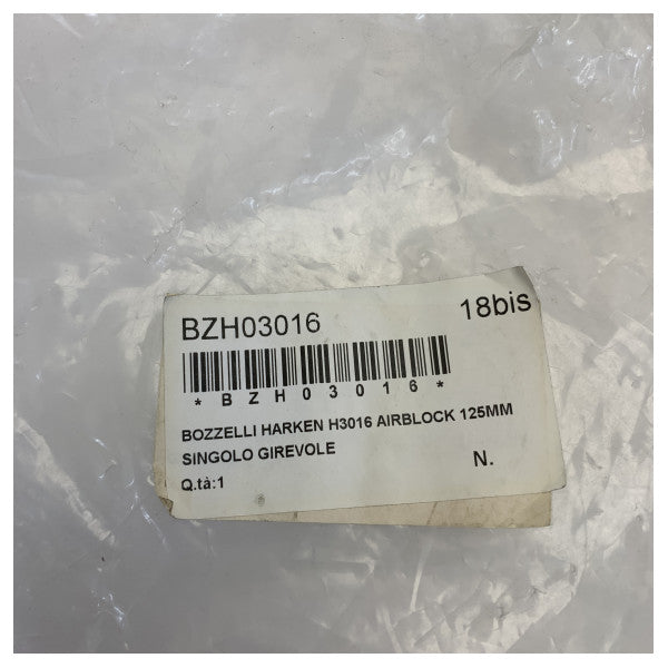 ハーケン ブラックマジック 125 mm エアブロック スイベル付き - 3016 - 3256 