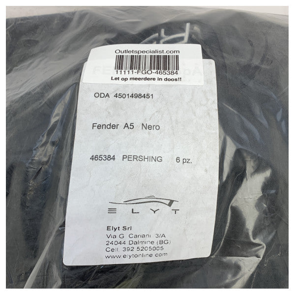 Pershing original A5 fender cover black 710 x 940 mm - 465384