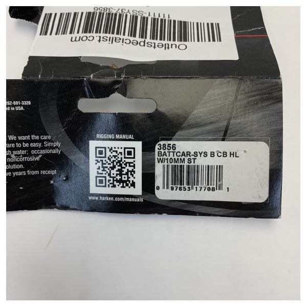 Harken 27 mm CB Battcar with 10 mm Stud - 3856 