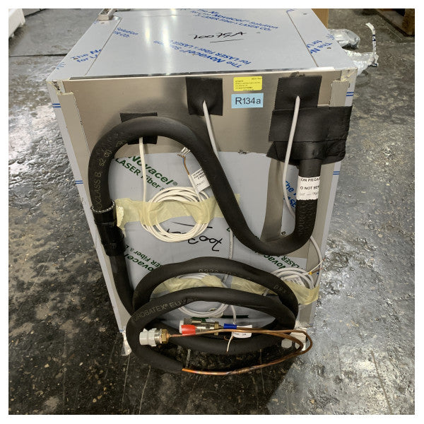 Veco Edelstahl Einbau-Weinkeller für 9 Flaschen 40L - 416 x 420 x 558 mm - G70075 12V 