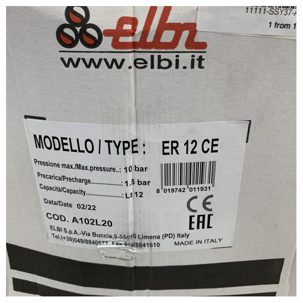 Zbiornik rozszerzeniowy systemu klimatyzacji Veco 12L CZERWONY - M3603C - A102L20 