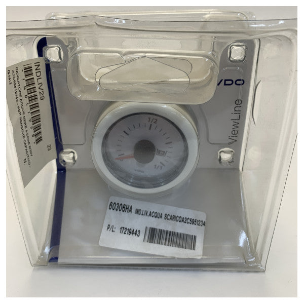 VDO Veratron ViewLine Black Water Tank Level Indicator Gauge 12/24V 4-20mA - A2C59512343 