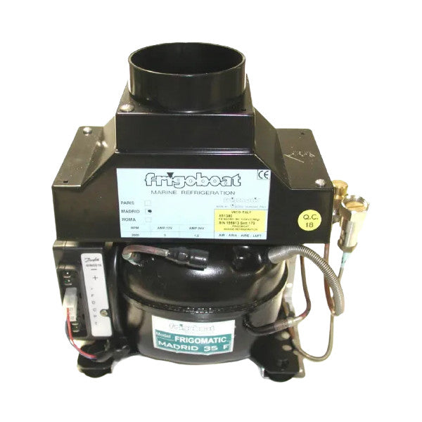 Unidade de refrigeração a compressor Frigomatic Madrid 35F 12/24V - E51380 