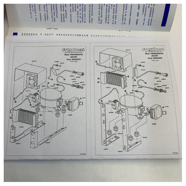 Unidade de refrigeração a compressor Frigomatic Madrid 35F 12/24V - E51380 