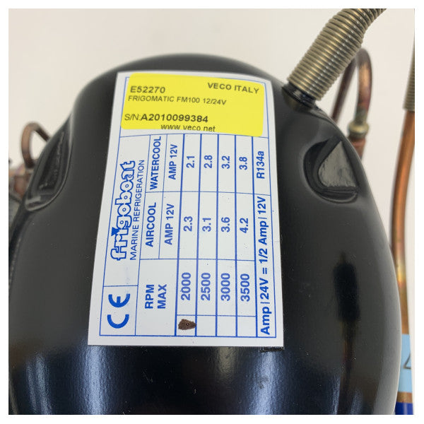 ضاغط التبريد Veco Frigomatic FM100 12/24V - E52270 