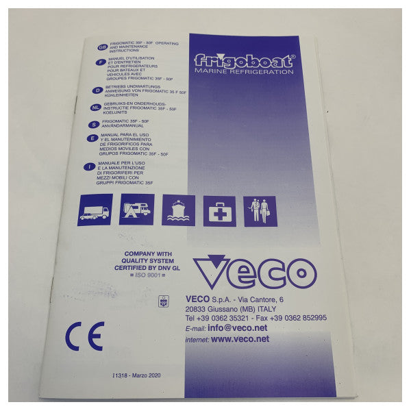 ضاغط التبريد Veco Frigomatic FM100 12/24V - E52270 