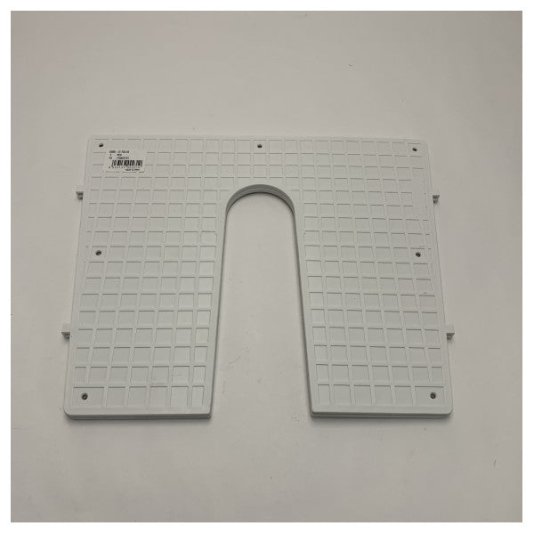 Osculati Placa protectora de popa marina duradera - Protector de plástico blanco resistente a la intemperie 430x350mm