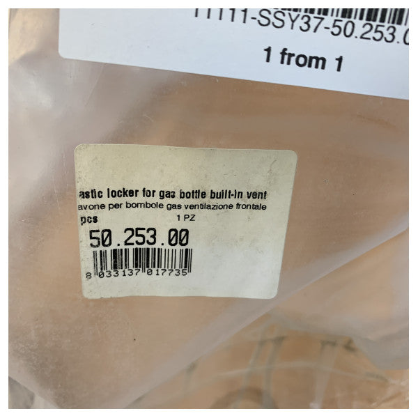 Osculati 5025300 Einbau-Kunststoffschrank für Gasflaschen mit Belüftung 