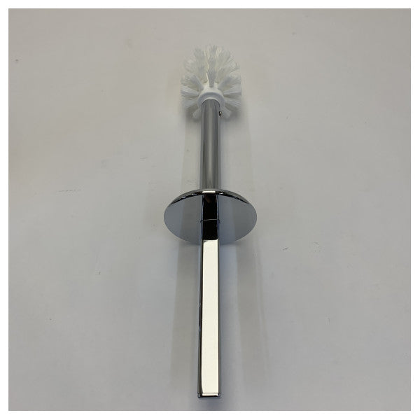 Inda Chrome Fixed Toilet Brush Holder with Brush - A33140CR
