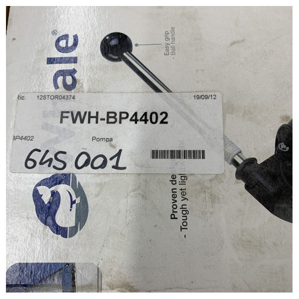 Manuale della pompa di sentina Whale Gusher Titan BP4402 105L/min 