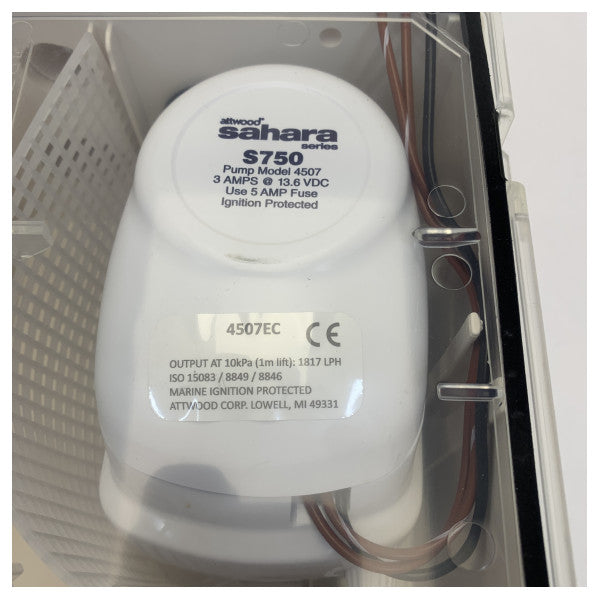 نظام مضخة دش المياه الرمادية 12 فولت من أتوود 56 لتر/دقيقة - 750EC 