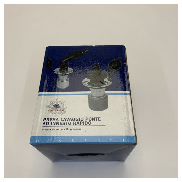 Osculati Kit ta' Konnessjoni WashDown tal-Istainless Steel - 1644220 