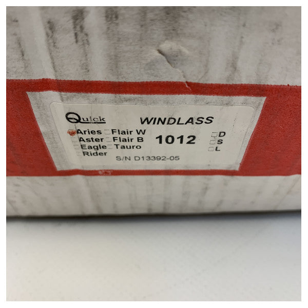 Lofrans Aries Project 1000 Electric Anchor Winch 1000W 24V for 10mm Anchor Rope Marine Use - 472864