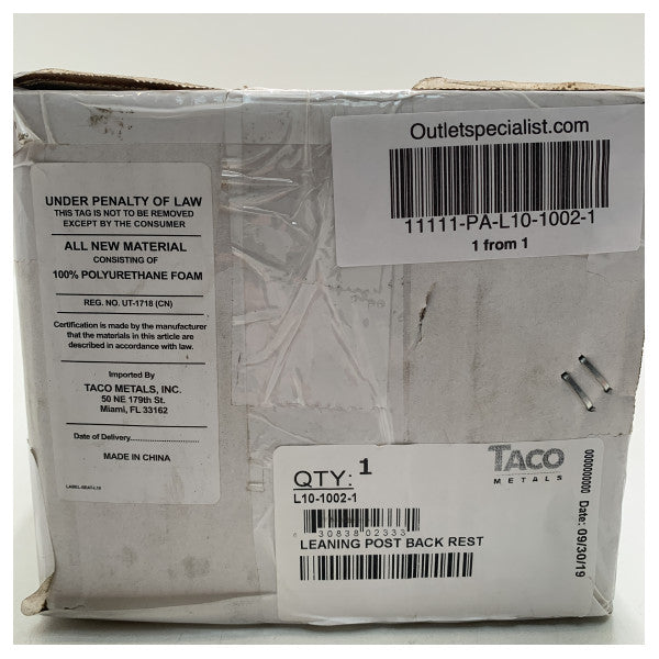 Taco Universal abnehmbar abnehmbar nach Backtrest-L10-1002-1