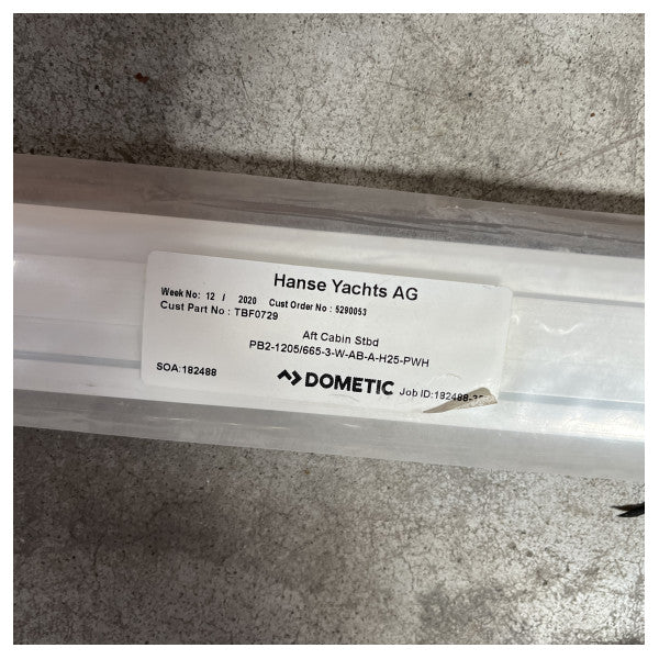 Dometic OceanAir PB2 1205 x 665 mm white blinds - TBF0729