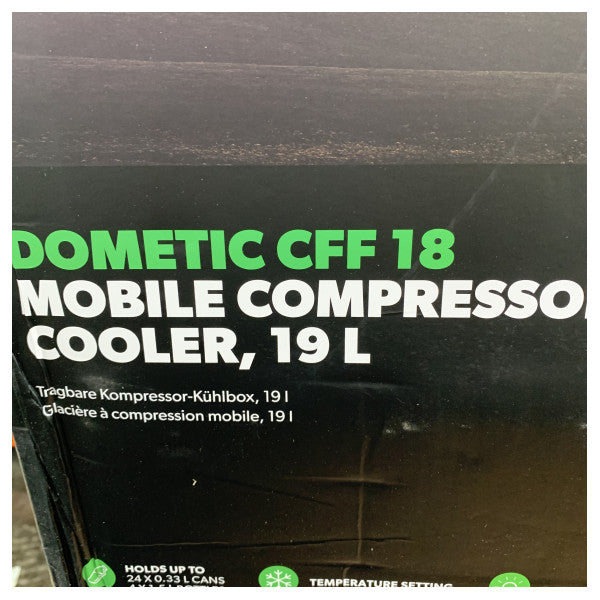 Dometic CFF-18 Kompresör Soğutmalı Buzdolabı Kutusu 19L 12/24/230V Gri - 9620001948 