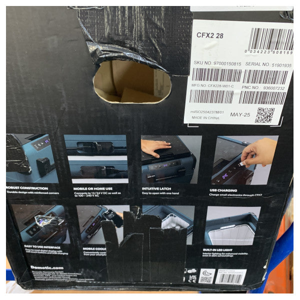 Dometic CFX2 Компресорний охолоджувач ящик 28L 12/24/230V Ocean - 97000150815 