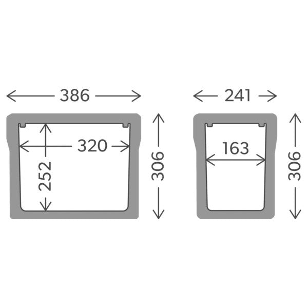Dometic WCI 13 Scatola di Refrigerazione Passiva Grigia 13L - 9600049493 