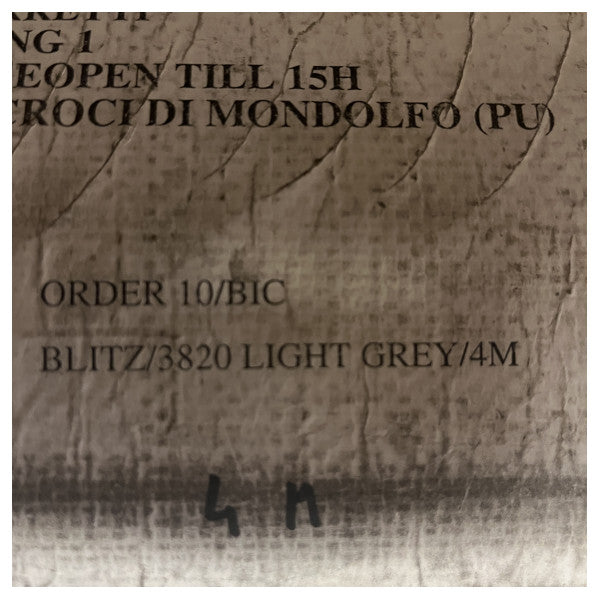 BIC BLITZ 3820 светлосив килим 3850 x 2450 mm